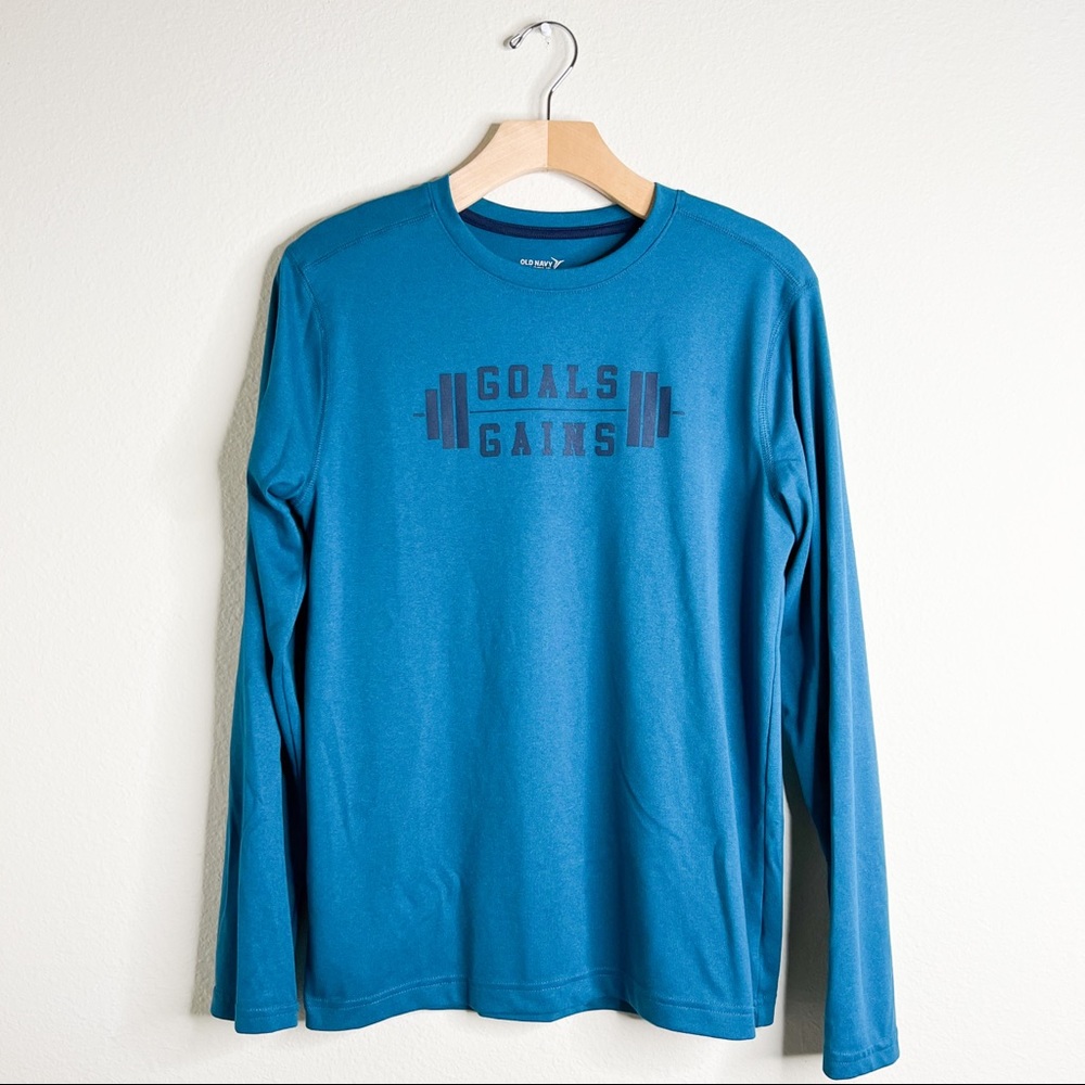 OLD NAVY Goals Gains Active Long Sleeve Shirt